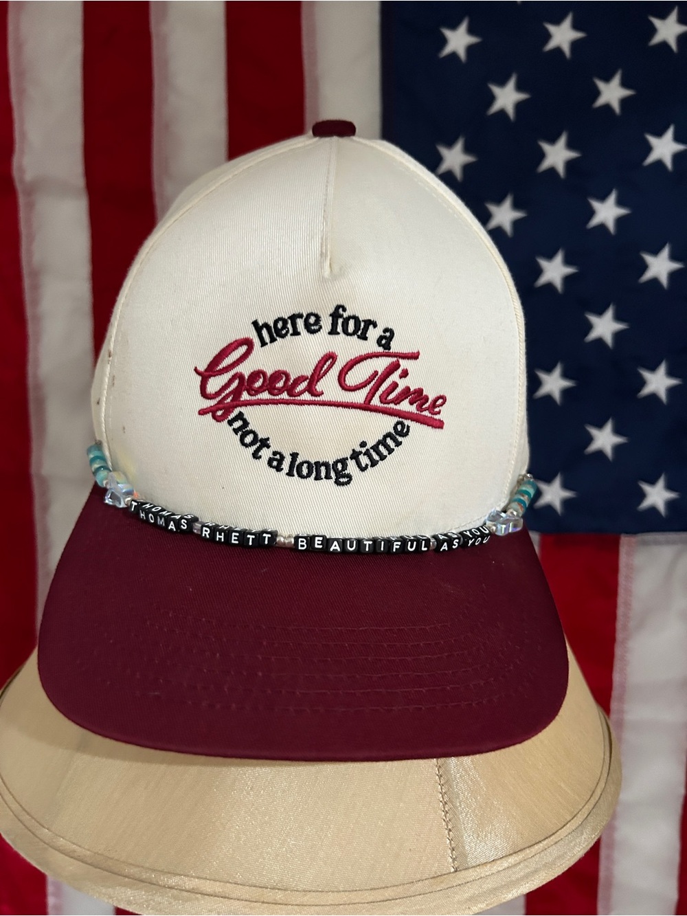 Beaded Hat chain Beautiful as you  Thomas Rhett handmade brand new